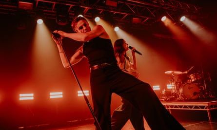 ‘Frenetic, loose-jointed stylings’: Confidence Man will play St Kilda festival this month.