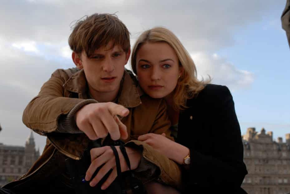 Jamie Bell and Sophia Myles in Hallam Foe.
