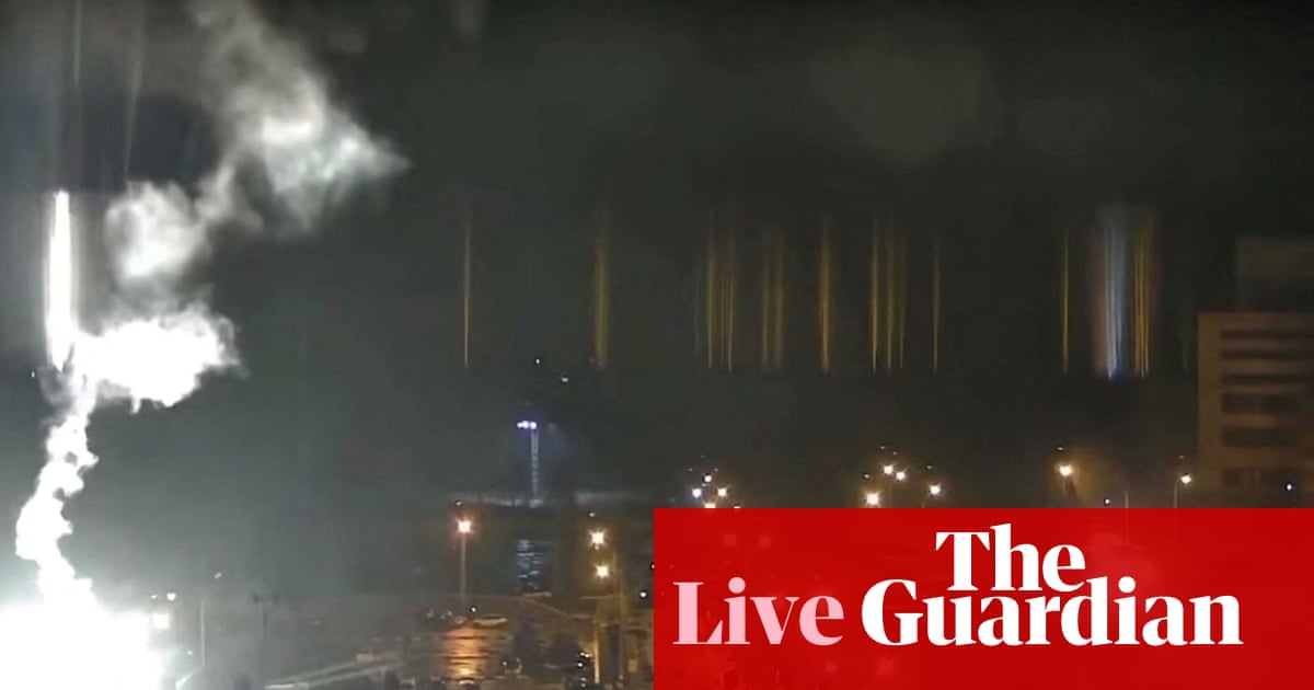 Russia-Ukraine war latest news: world leaders urge ceasefire after shelling starts fire at nuclear power plant – live