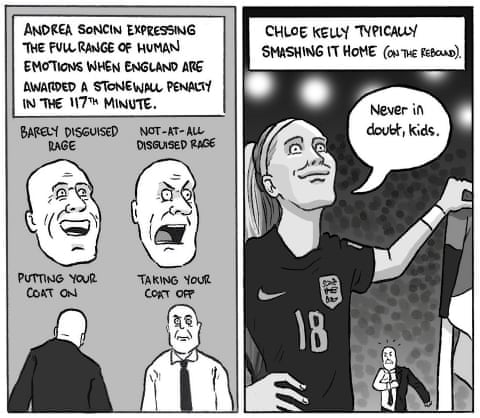England win the Euros – a cartoon by David Squires, panel 5