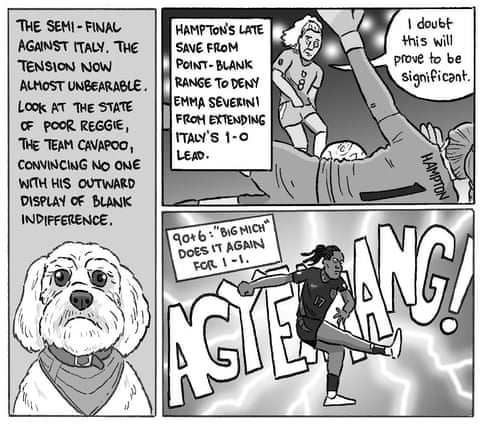 England win the Euros – a cartoon by David Squires, panel 4