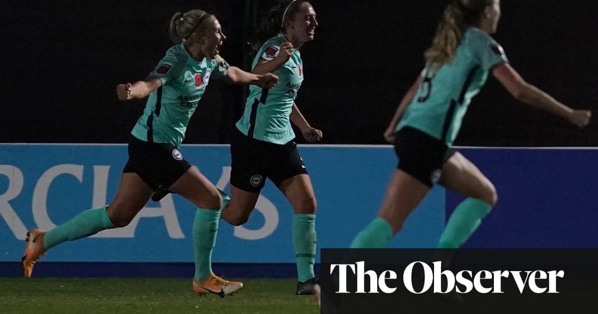 Aileen Whelan lifts Brighton to third in WSL with win at struggling Everton