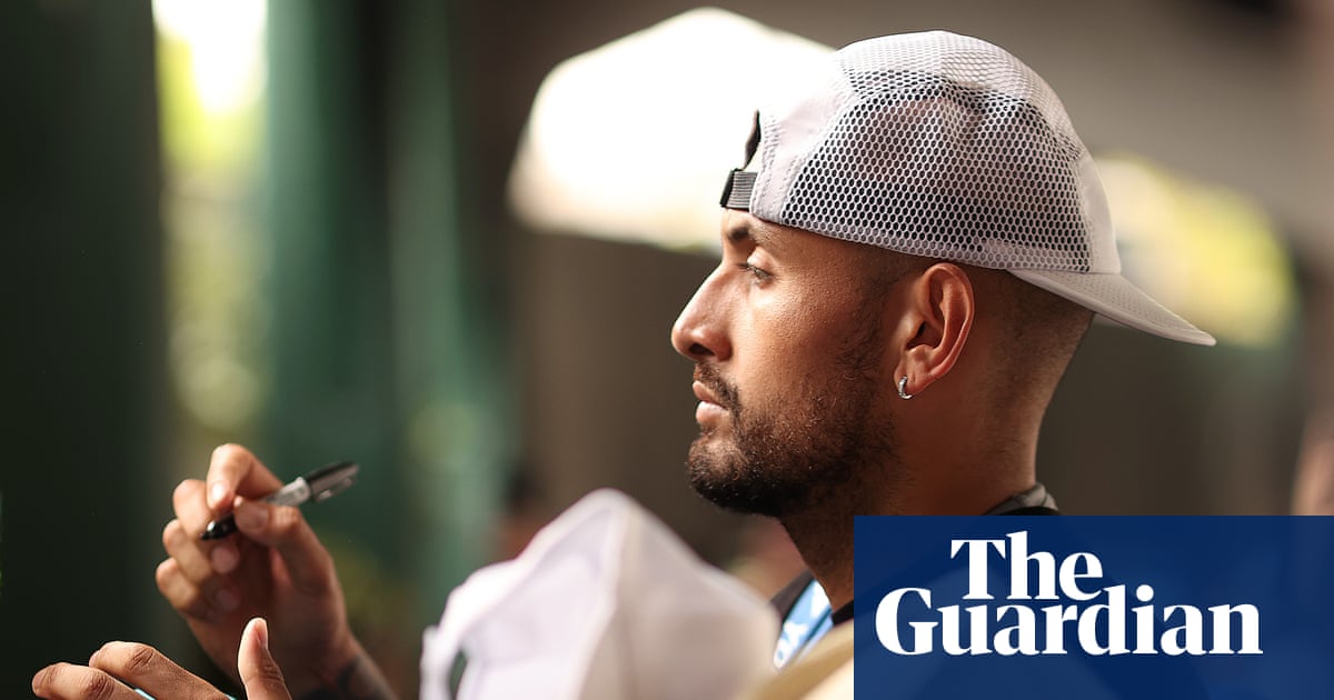 Nick Kyrgios delights rowdy fans as tennis cultures clash at Kooyong Classic