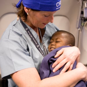 A patient wakes up from surgery.