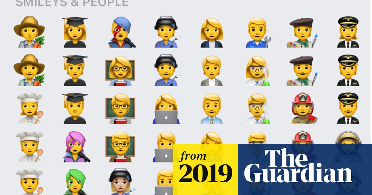 Apple Introduces Non Binary Emojis With New Set Of Inclusive Faces Apple The Guardian Apple Introduces Non Binary Emojis With New Set Of Inclusive Faces Apple The Guardian