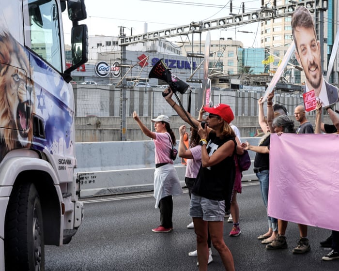 Israel-Gaza war live: Netanyahu meets hostage families over video release