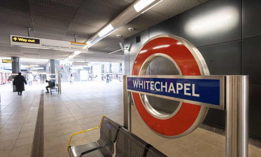 Whitechapel tube station.