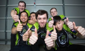 Members of Legacy, who came second in the 2015 and 2016 Oceanic Pro League grand final of League of Legends.