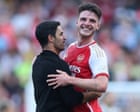 Mikel Arteta challenges Declan Rice to emulate Kayode’s long throw ‘chaos’