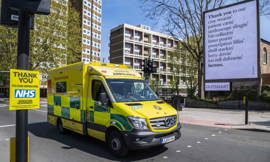 Coronavirus lockdown activity around St Thomas’ hospital, London