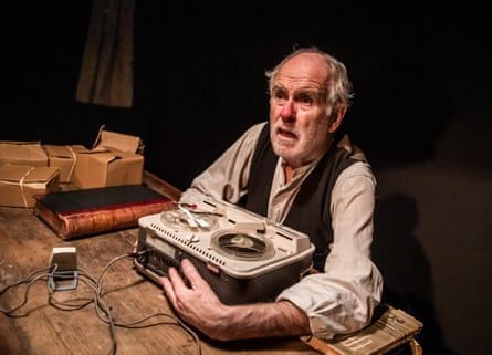 James Hayes in a 2020 production of Krapp’s Last Tape.