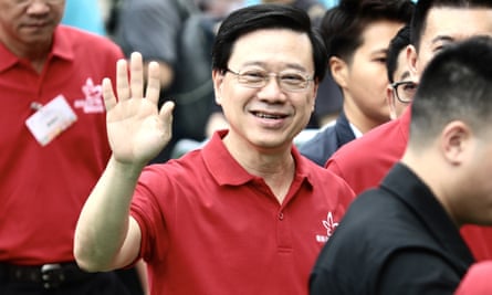 Hong Kong chief executive John Lee