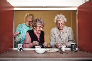 Coffee Mornings, Lancashire by Angela ChristofilouMy Grandma and her two friends take a coffee break during a game of Church Bingo in Heywood, Lancashire.