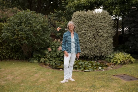 Fiona Peel in a garden