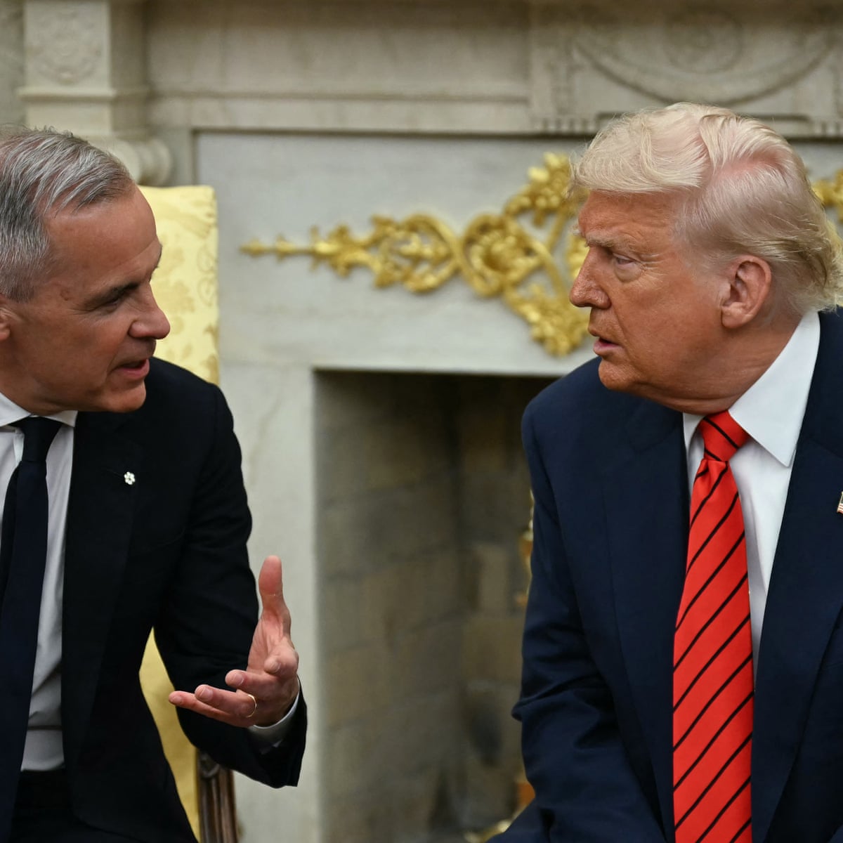 Trump Vows 50% Tariffs on Canadian Goods, Citing Survival Trump Vows 50% Tariffs on Canadian Goods, Citing Survival