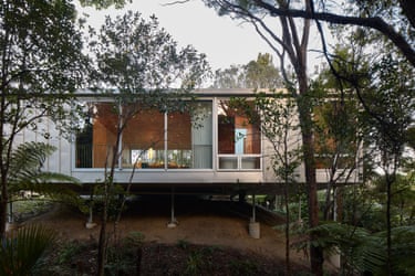 housing – Bush Block by Patchwork ArchitectureA constrained budget, challenging site conditions did stop this house from being both practical and poetic, judges said. A simple box showcased “efficient planning, innovative materials, and the clarity of their application”.