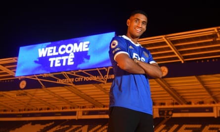 Tetê est la deuxième recrue de l'équipe première de Leicester en janvier