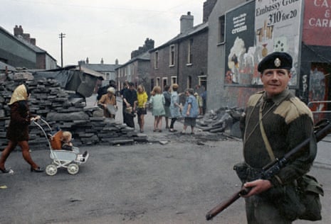 A British soldier in Belfast, September 1969