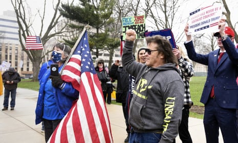 Many of the rallies have been inspired by a protest at the Michigan state capitol.