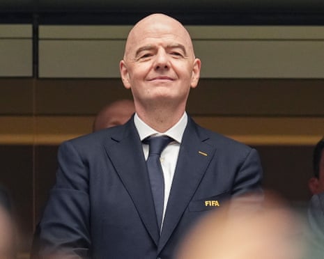 Gianni Infantino is in his third term as Fifa president.