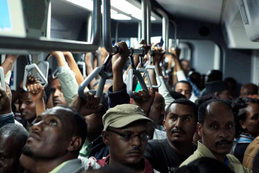 The new Addis Ababa light rail transit system is sub-Saharan Africa’s first light rail system. It will carry 60,000 passengers an hour when fully operational.