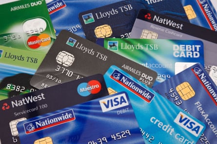 a selection of credit cards