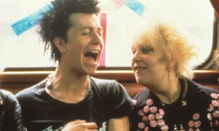 Kathy Burke with Gary Oldman in Sid and Nancy.