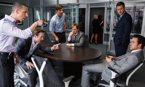 Steve Carell, Ryan Gosling and others in The Big Short.