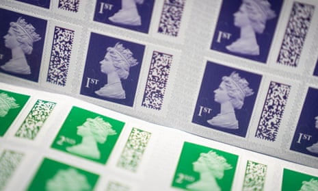 First- and second-class stamps