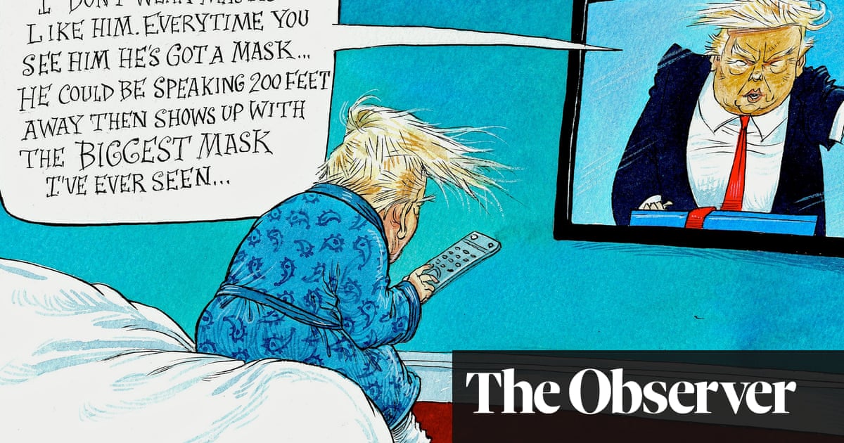 Donald Trump Keeps Busy During Self Isolation Cartoon Opinion The Guardian