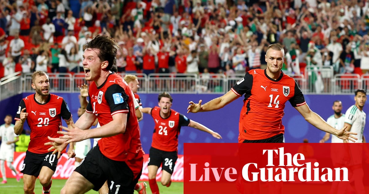 Algeria 3-3 Austria: World Cup 2026 - as it happened