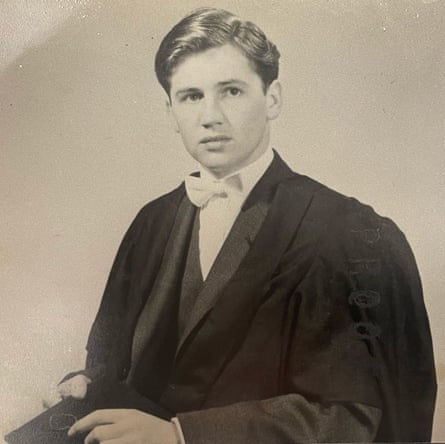 Melvyn Bragg’s graduation photo, 1961.