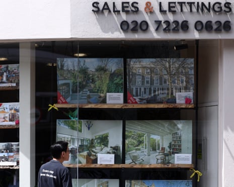 A sales and lettings agent's in London, on 18 June, 2026. The Bank of England held its benchmark interest rate at 3.75% that day, opting against an increase despite elevated inflation after the US-Iran war pushed up energy prices.