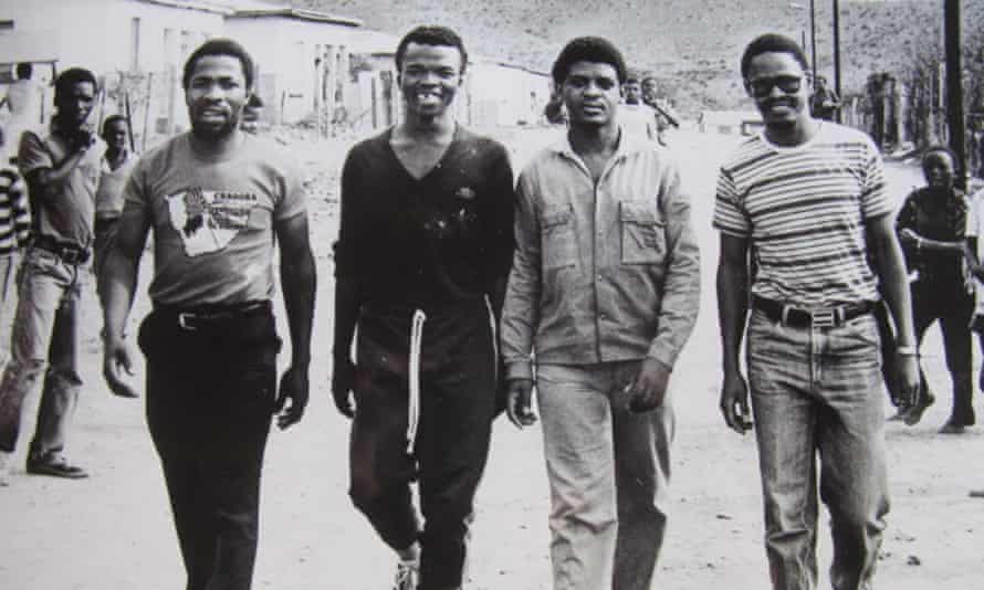 The ‘Cradock Four’ walking down street