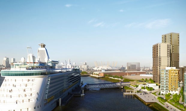 Designs for Enderby Wharf in Greenwich, London’s first international cruise terminal.