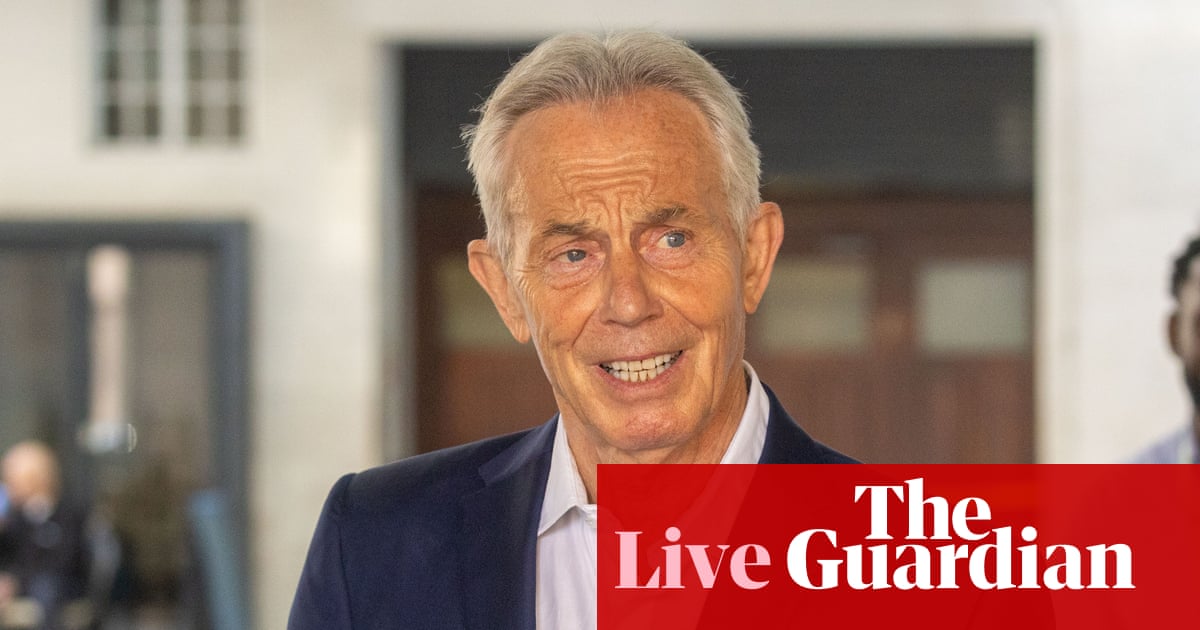 Treasury ministers hit back at Blair over claims on tax and energy – UK politics live