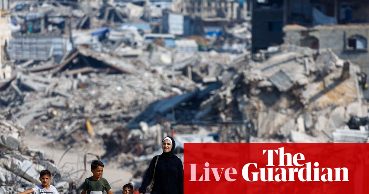 Hamas calls for Trump’s Board of Peace to ‘compel’ Israel over Gaza peace plan – Middle East crisis live