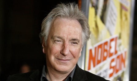 ‘It was the best telephone message of our careers’ … Rickman at the Hollywood premiere of Nobel Son in 2008.