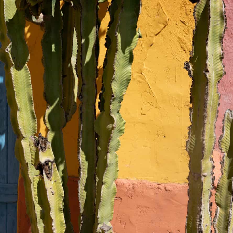 Détail du pueblo mexicain à Fort Bravo, l'un des trois décors de western