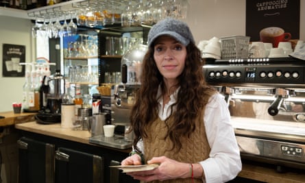 Angélique da Silva at the Terrasse restaurant in Seine-Port.