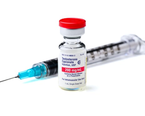 Seattle - July 20, 2025; Testosterone Cypionate schedule III controlled substance vial and needle3C02KB0 Seattle - July 20, 2025; Testosterone Cypionate schedule III controlled substance vial and needle