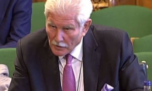 Keith Hellawell appearing before the Scottish Affairs Committee in 2015