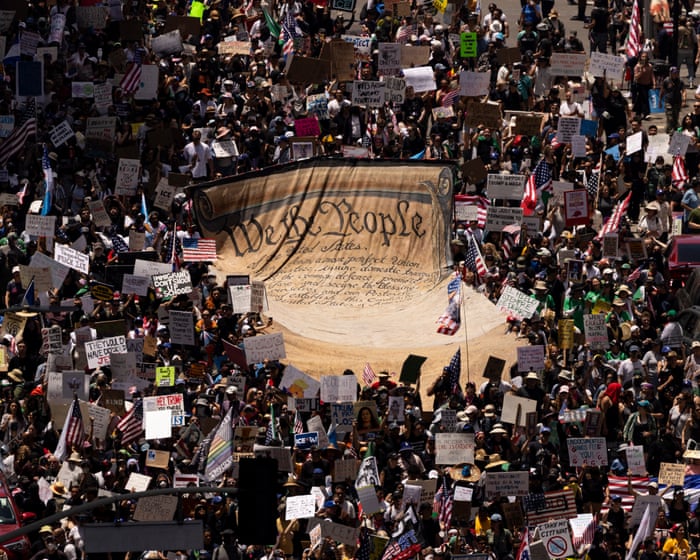 ‘This isn’t about any one administration’: protests kick off in DC to reimagine the next 250 years in the US