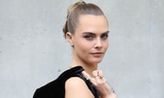 Cara Delevingne attends the Emporio Armani fashion show during the Milan Fashion Week Womenswear Spring/Summer 2024 on September 21, 2023 in Milan, Italy. Photo by Marco Piovanotto/ABACAPRESS:COM Credit: Abaca Press/Alamy Live News<br>2RX0AGH Cara Delevingne attends the Emporio Armani fashion show during the Milan Fashion Week Womenswear Spring/Summer 2024 on September 21, 2023 in Milan, Italy. Photo by Marco Piovanotto/ABACAPRESS:COM Credit: Abaca Press/Alamy Live News