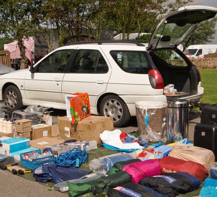 A car boot sale in Yorkshire in 2009.