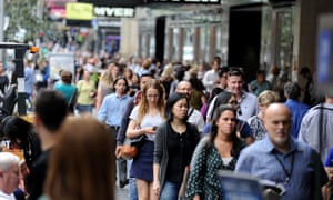 People in a city street