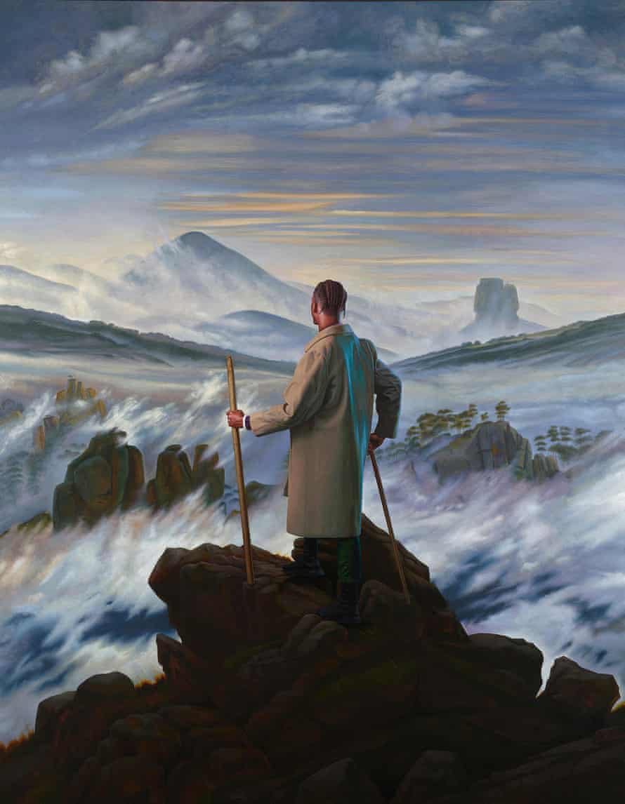 Prelude (Babacar Mané), 2021 (oil on linen) by Kehinde Wiley.