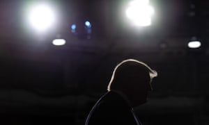 Donald Trump holds a rally at the North Charleston Coliseum in South Carolina in February.