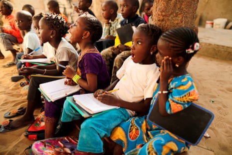 Schoolchildren in the Ouakam neighbourhood of Dakar, Senegal.