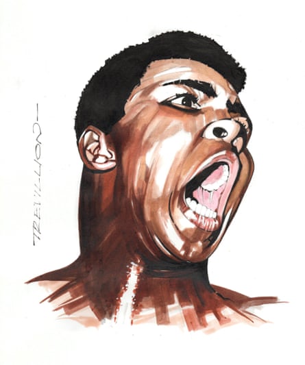 Paul Trevillion’s portrait of Muhammad Ali
